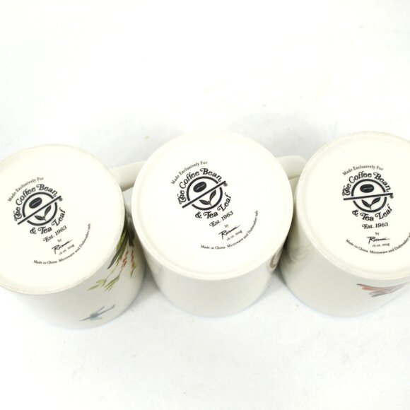 The Coffee Bean & Tea Leaf Co Ceramic Coffee 16oz Mugs Jamaica Kona Sumatra Lot3 - Picture 8 of 9